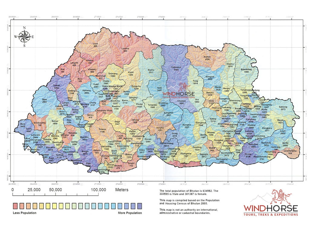 Maps of Bhutan