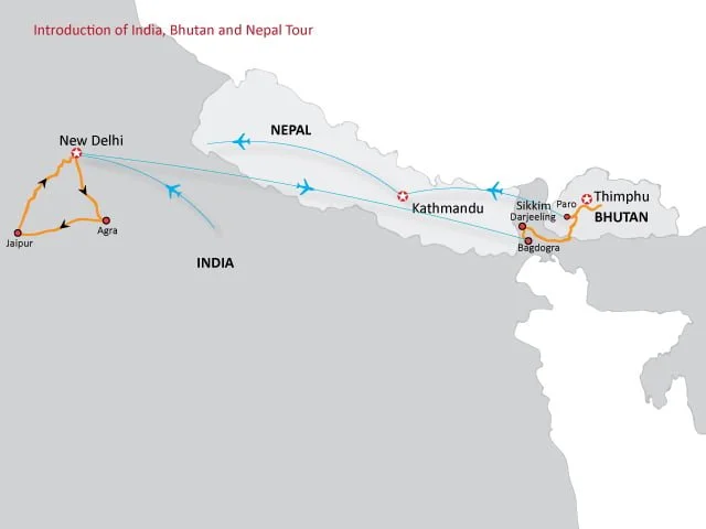 Introduction of India, Bhutan & Nepal