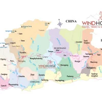 large coloredmap Windhorse Tours